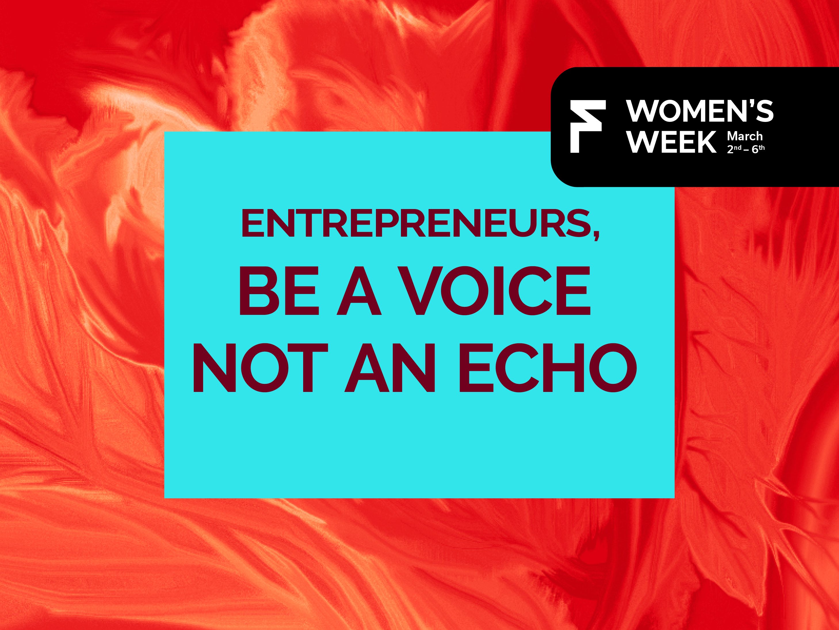 Be a Voice Not an Echo