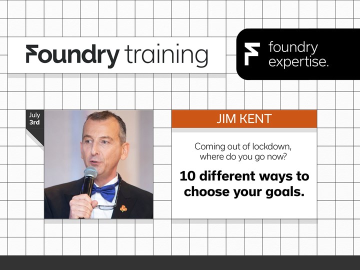 Jim Kent: Coming out of lockdown, where do you go now?  – 10 different ways to choose your goals.